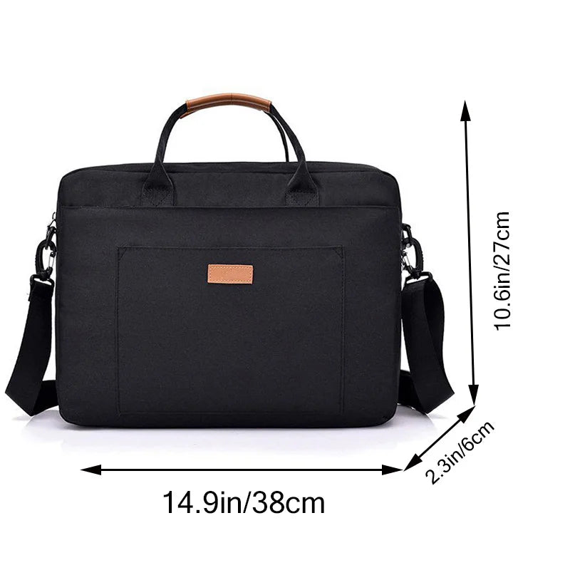 Men's briefcase for business travel, Korean version, stylish and casual Oxford cloth briefcase for computer use, business bag