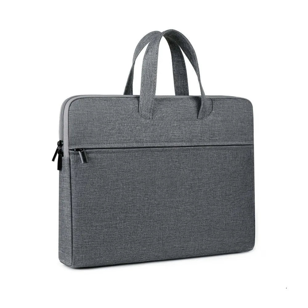 Waterproof Large Capacity Business Briefcase Document Shockproof Zipper Storage Handbag Portable File Paper Organizer Laptop Bag