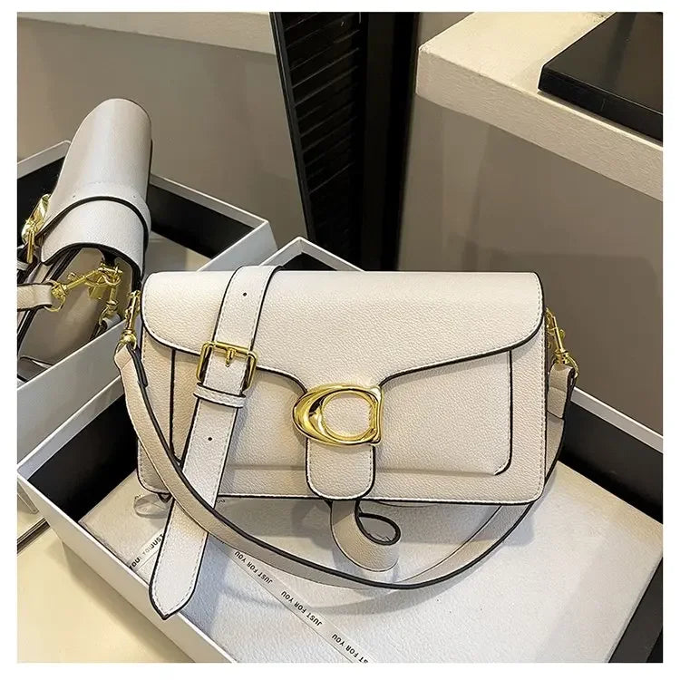 Women's Solid Leather Messenger Bags, Luxury Brands, Fashionable Women's Popular Shoulder Bags, Designer Handbags and Bags