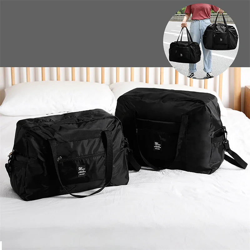 Travel Luggage Bag Large Capacity Multifunctional Adjustable Pull Rod Lightweight Business Trips Short Distance Clothing Storage