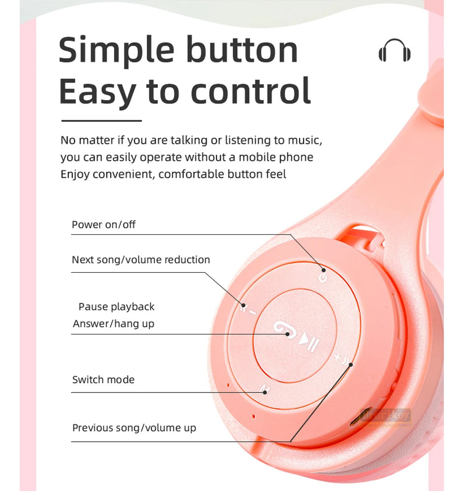 Aroefa Kids Wireless Bluetooth Headphones - Aroefa