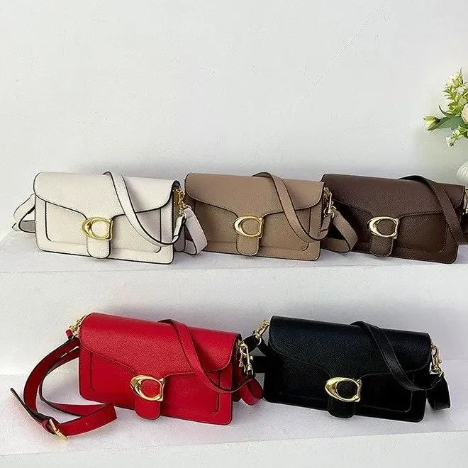 Women's Solid Leather Messenger Bags, Luxury Brands, Fashionable Women's Popular Shoulder Bags, Designer Handbags and Bags