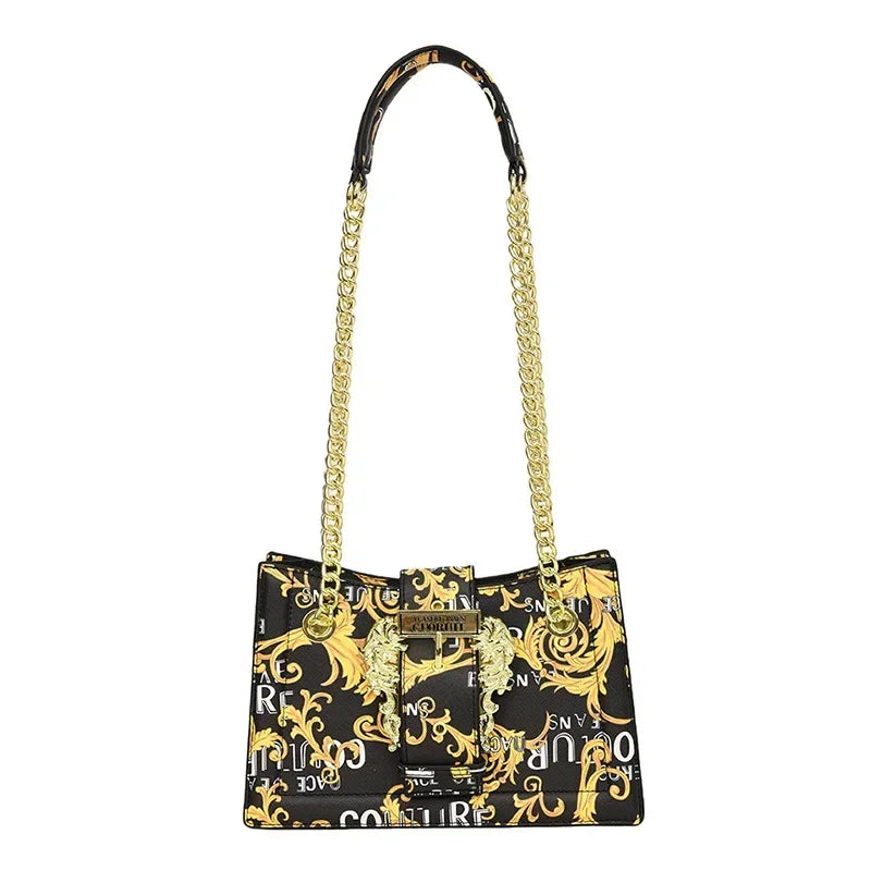 New Arrival 2025! Women's Trendy Retro - Style Bag - Fashion - Forward Printed Chain, Large - Capacity Shoulder/Underarm