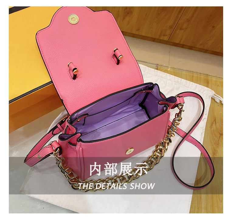 High-End Minimalist Messenger Bag Fashionable For Women With Large Capacity Casual Business Solid Color