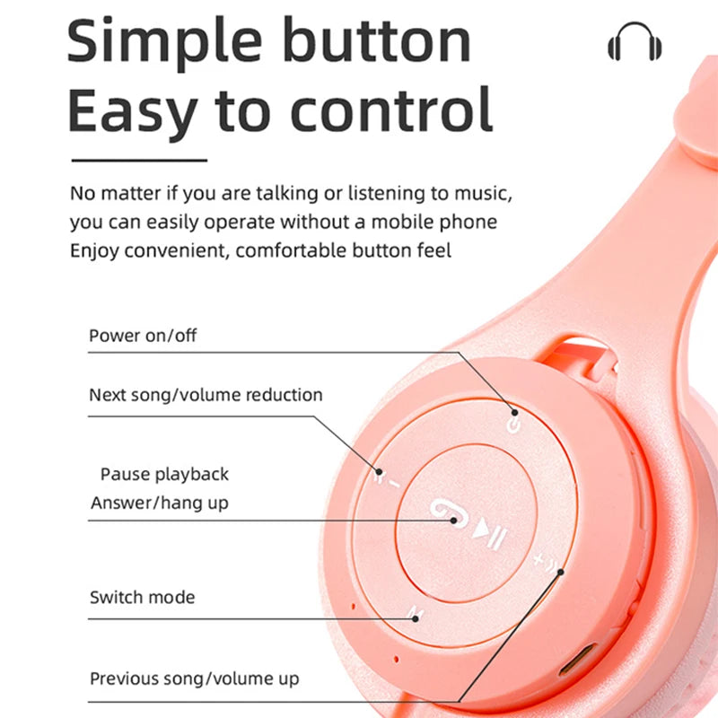 Aroefa Kids Wireless Bluetooth Headphones - Aroefa