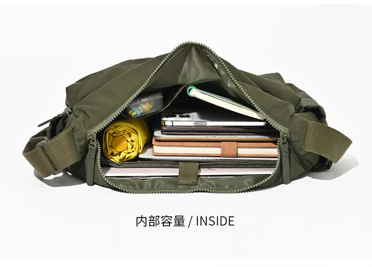 Casual Multi-pocket Messenger Bags for Women Fashion Nylon Shoulder Bag Ladies Large Handbags Female Travel Shopping Tote Purse