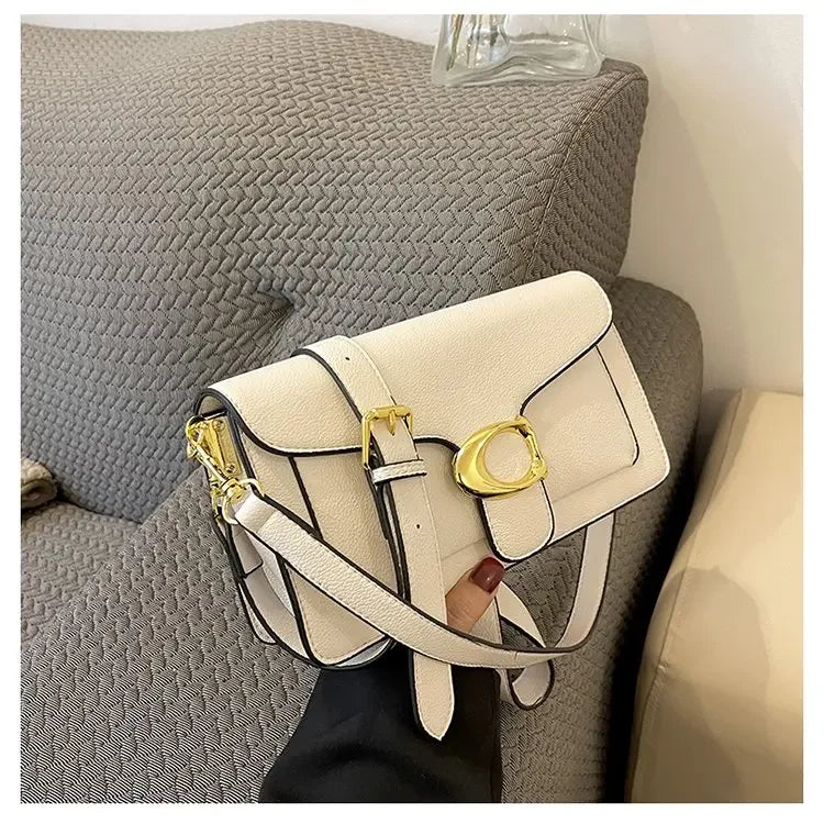 Women's Solid Leather Messenger Bags, Luxury Brands, Fashionable Women's Popular Shoulder Bags, Designer Handbags and Bags