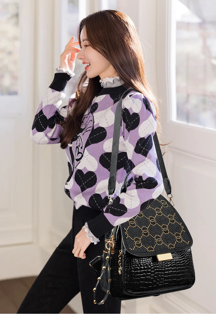 Fashion Women's Backpack, Stylish Daypack for Work, Travel, School, College, Hiking, and Daily Use