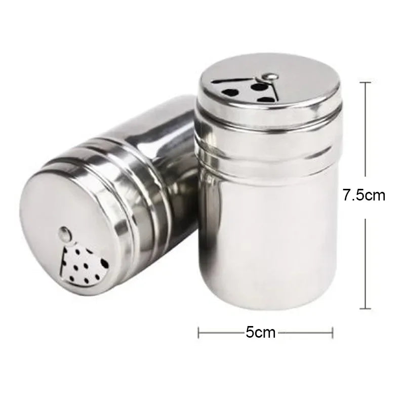Aroefa Stainless Steel Spice & Condiment Shaker Set - Aroefa