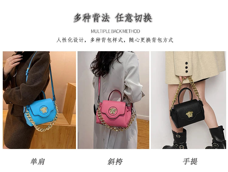 High-End Minimalist Messenger Bag Fashionable For Women With Large Capacity Casual Business Solid Color