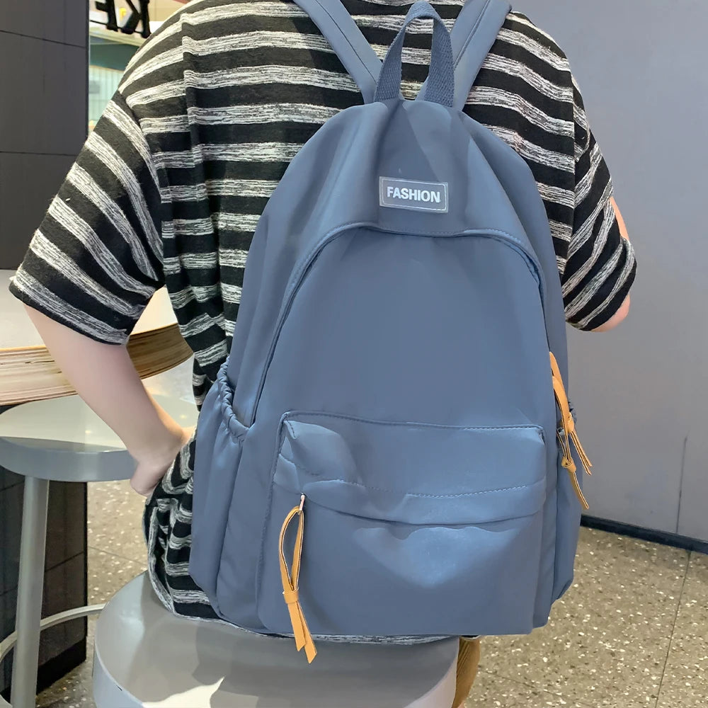 Simple Backpacks for College Students, High School Students, Junior High School Students, Casual Backpacks, Backpacks