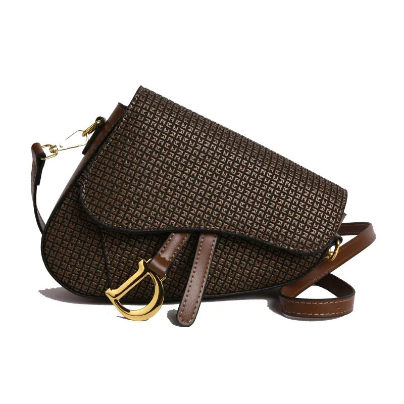 Elegant Messenger Bag for Ladies, Leather Shoulder Crossbody By Famous Designer, Women's Handbag Popular Classic