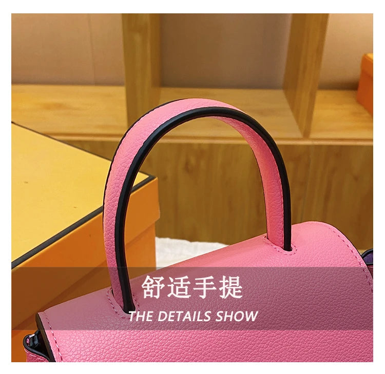 High-End Minimalist Messenger Bag Fashionable For Women With Large Capacity Casual Business Solid Color