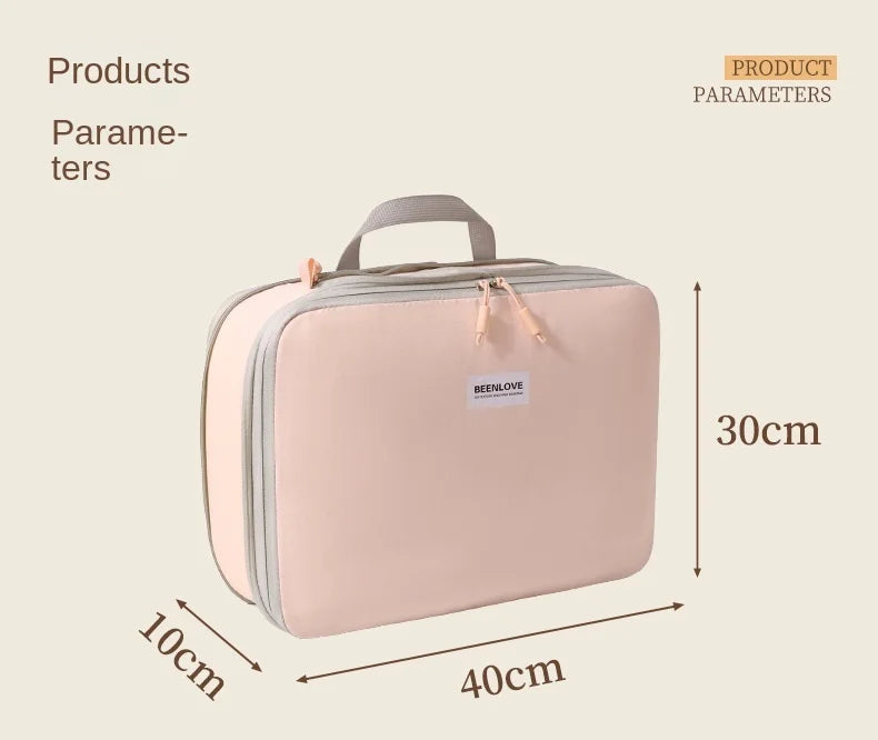 Fashion Simple Compression Storage Bags For Business Travel Portable Clothes Bunderwears Shoes Small Stoages Travel Hand Bag