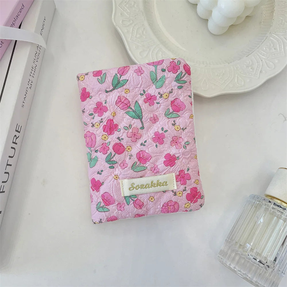 Travel  Passport Holder Wallet Purse Accessories Hasp Emboss Flower Animal Cute Women Men Card Passport Cover Case Bags