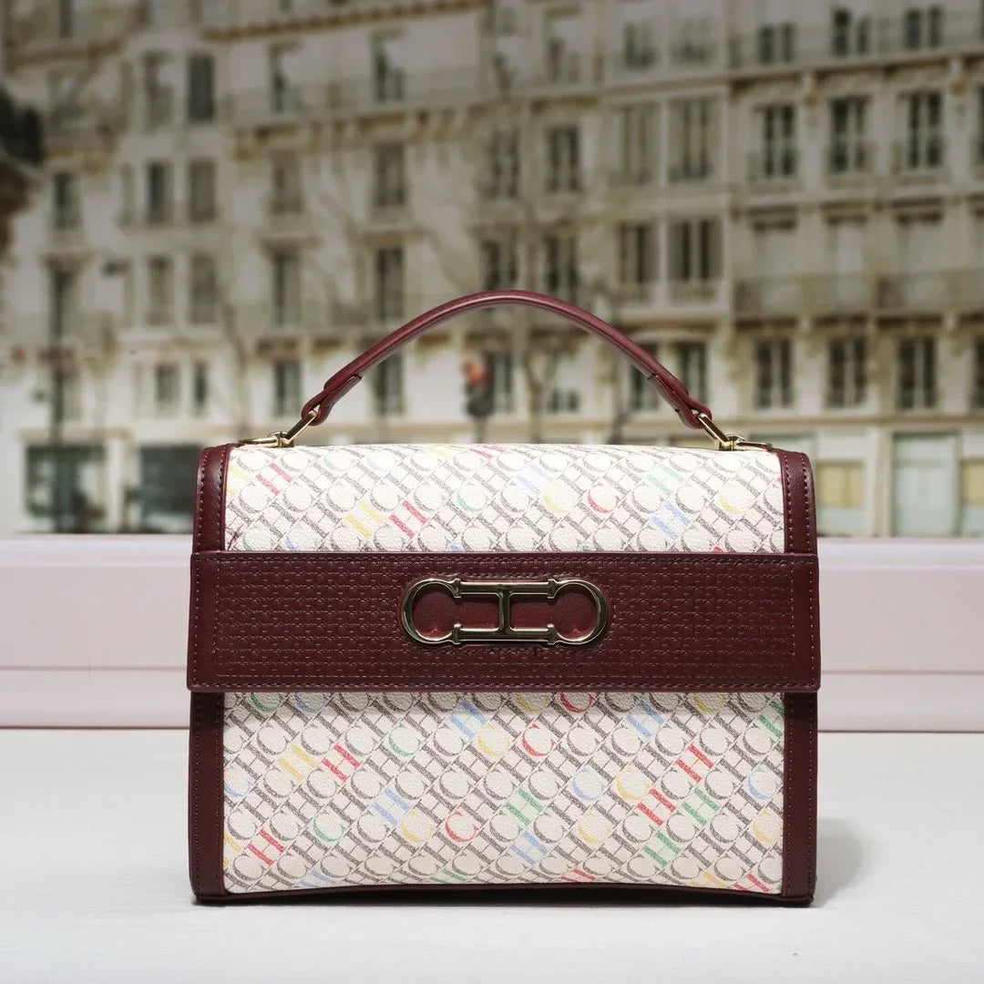 Stylish Women's Leather Messenger Bag Handbags Crossbody Shoulder Tote Classic Elegant for Ladies Luxury Brand