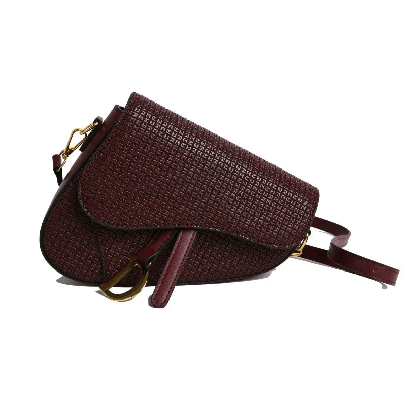 Elegant Messenger Bag for Ladies, Leather Shoulder Crossbody By Famous Designer, Women's Handbag Popular Classic
