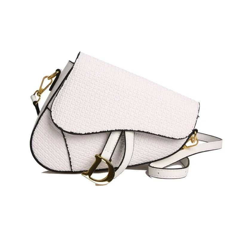 Elegant Messenger Bag for Ladies, Leather Shoulder Crossbody By Famous Designer, Women's Handbag Popular Classic