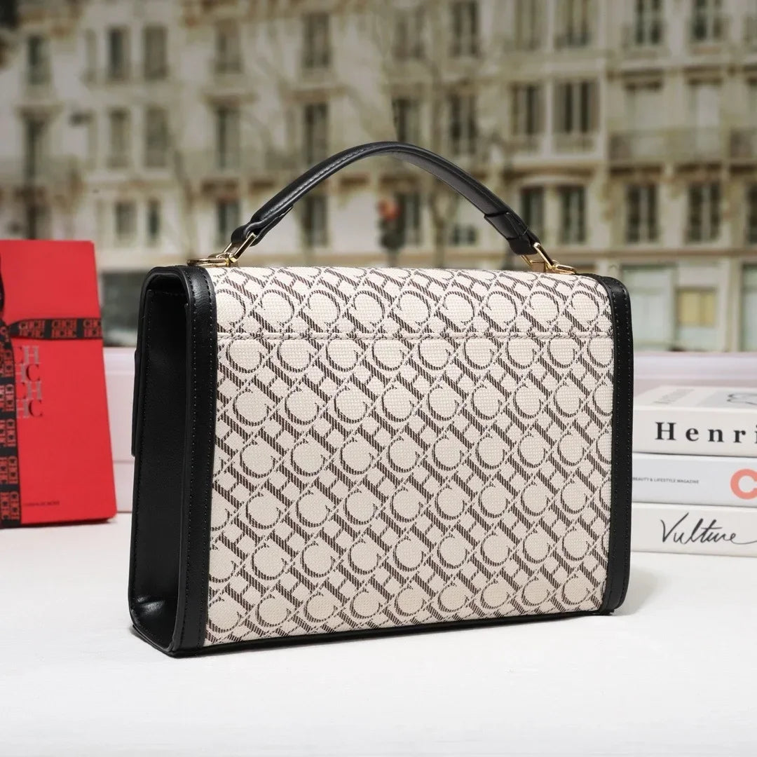 Stylish Women's Leather Messenger Bag Handbags Crossbody Shoulder Tote Classic Elegant for Ladies Luxury Brand