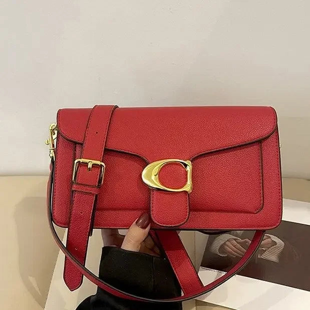 Women's Solid Leather Messenger Bags, Luxury Brands, Fashionable Women's Popular Shoulder Bags, Designer Handbags and Bags