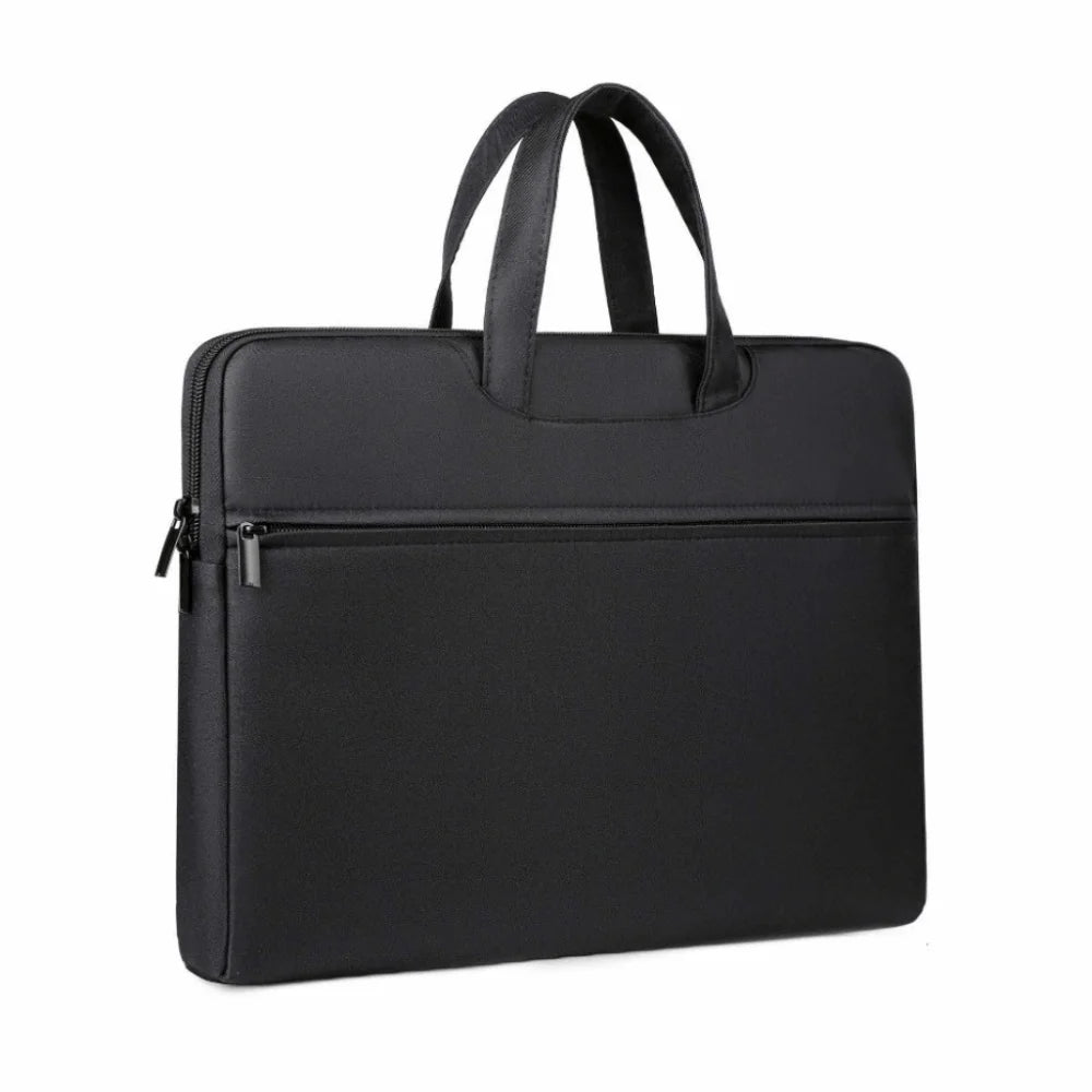 Waterproof Large Capacity Business Briefcase Document Shockproof Zipper Storage Handbag Portable File Paper Organizer Laptop Bag