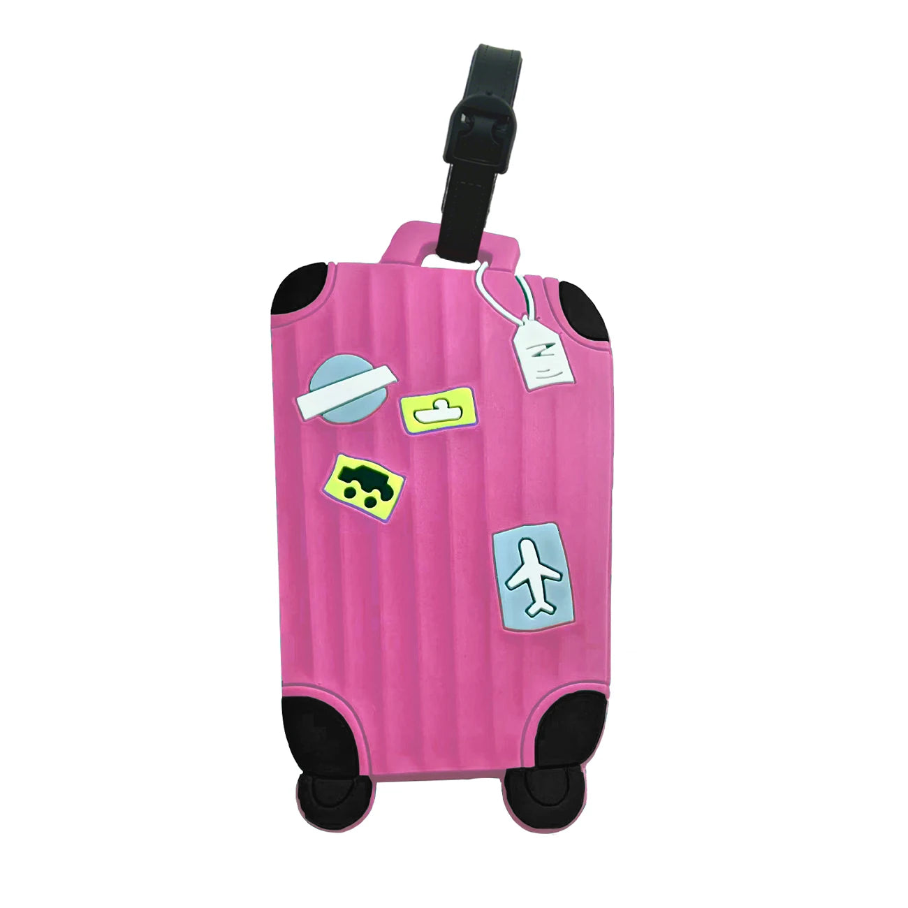 Multifunctional Anti-Loss Luggage Tag: Heavy-Duty TPU Build, Durable, Privacy-Protected, Waterproof & Boarding Pass Compatible