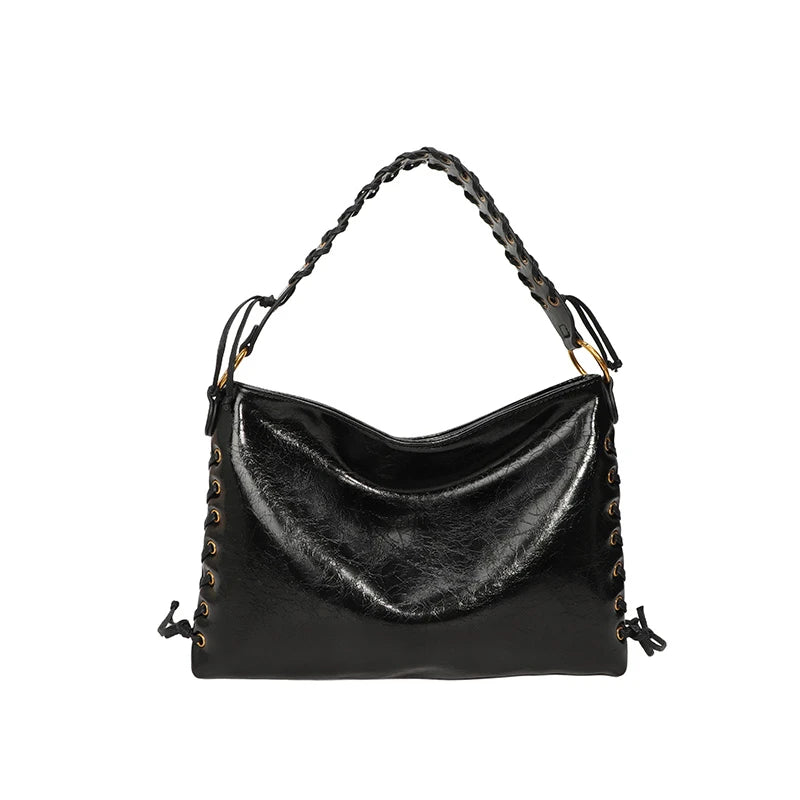 Elegant Classic Leather Tote Bags Messenger Bag For Ladies Women Handbags Luxury Famous Designer Spacious