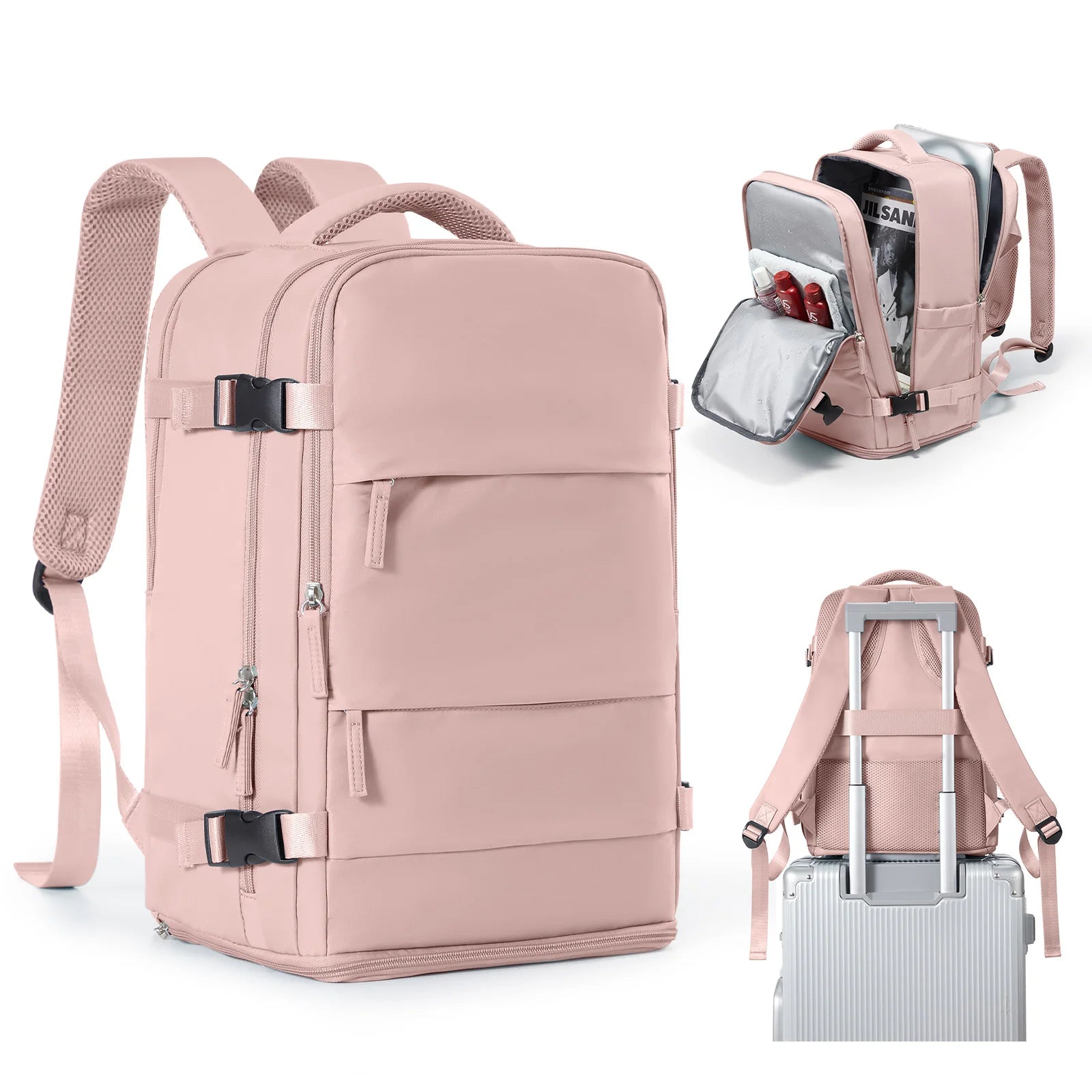 Women Men Hand Luggage Backpack Business College Laptop Travel Backpack Waterproof Carry on mochila viaje cabina avion 40x20x25