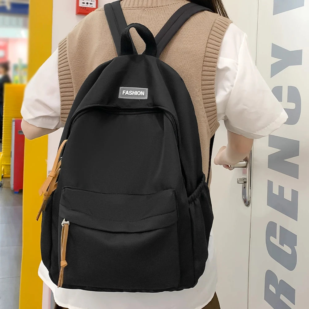 Simple Backpacks for College Students, High School Students, Junior High School Students, Casual Backpacks, Backpacks