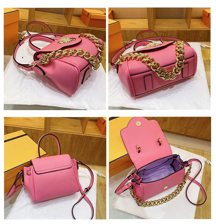 High-End Minimalist Messenger Bag Fashionable For Women With Large Capacity Casual Business Solid Color