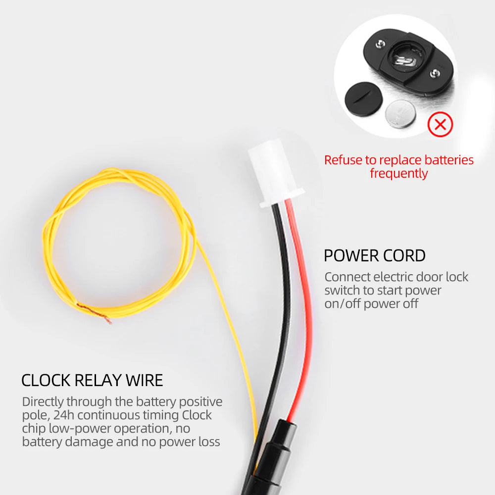 Aroefa Car Panel Electronic Clock 12V/24V - Aroefa