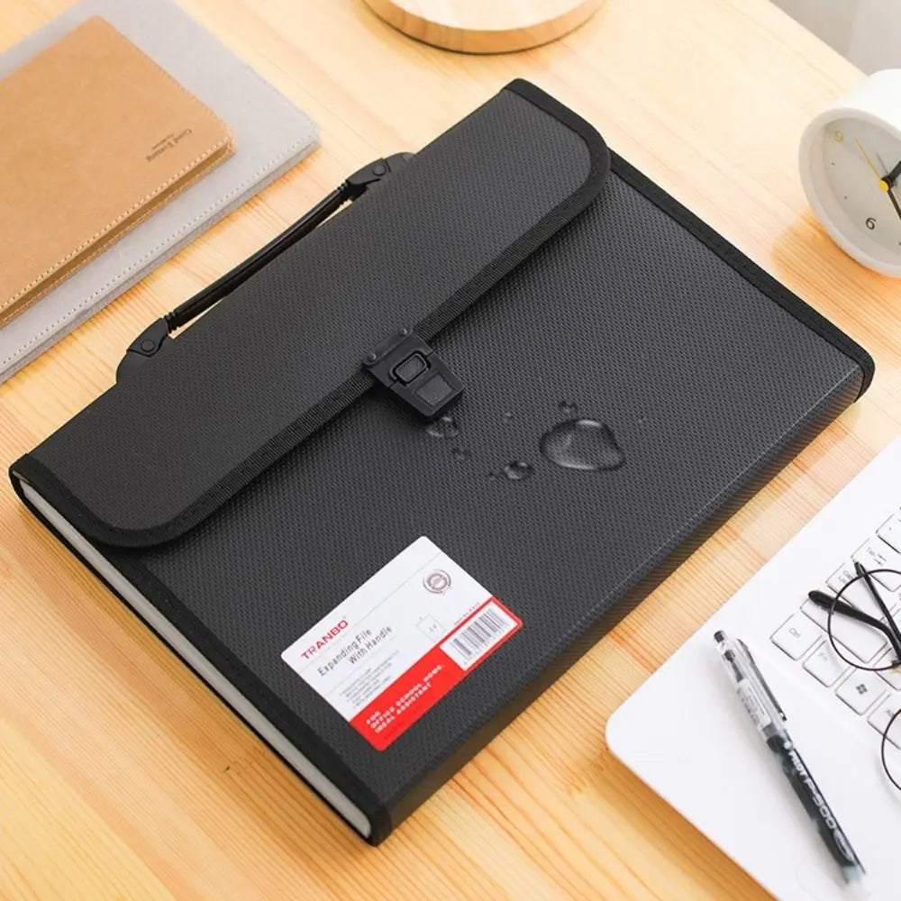 Simple Business Briefcases Expanding File Accordion Document Bag Document Organiser Storage Wallet Paper Folder