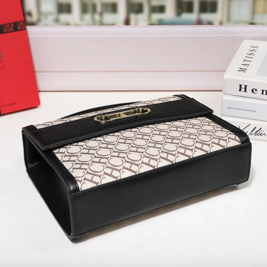 Stylish Women's Leather Messenger Bag Handbags Crossbody Shoulder Tote Classic Elegant for Ladies Luxury Brand