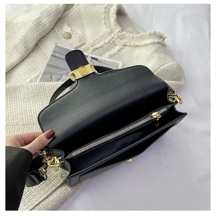 Women's Solid Leather Messenger Bags, Luxury Brands, Fashionable Women's Popular Shoulder Bags, Designer Handbags and Bags