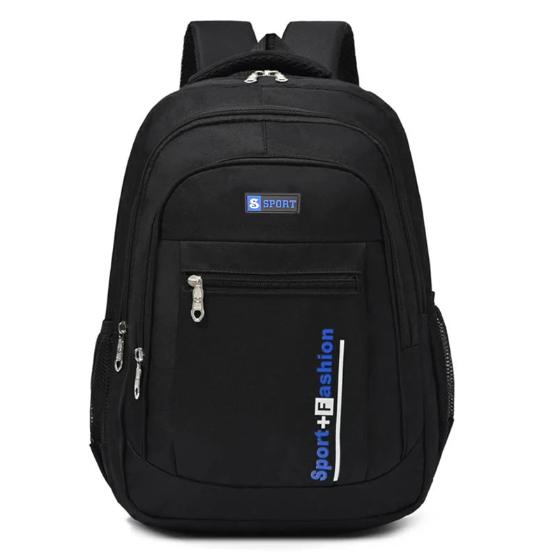 Men's and women's fashionable, versatile, simple and spacious backpacks, dual-shoulder travel bags, lightweight and portable