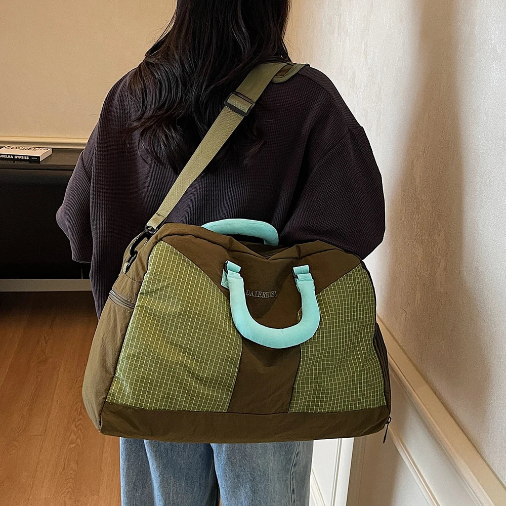 Large-Capacity Short-Distance Travel Bag, Carry-On Bag, Business Trip Hand Luggage, Sports and Fitness Bag, Travel Storage Bag