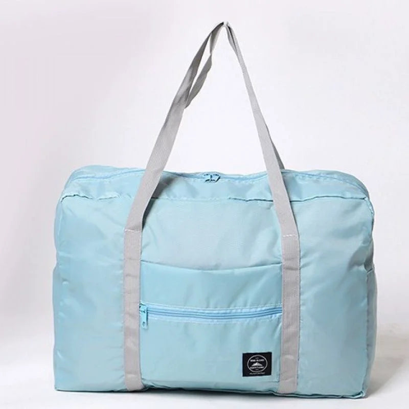 Lightweight Foldable Travel Duffel Bag: Unisex Tote Carry-On Luggage for Weekenders & Overnight Stays