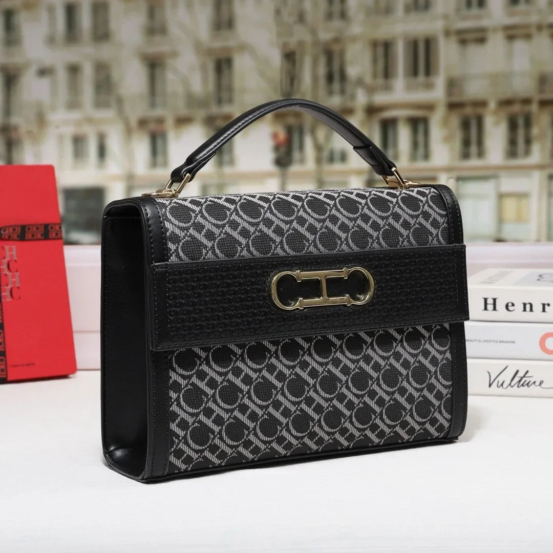 Stylish Women's Leather Messenger Bag Handbags Crossbody Shoulder Tote Classic Elegant for Ladies Luxury Brand