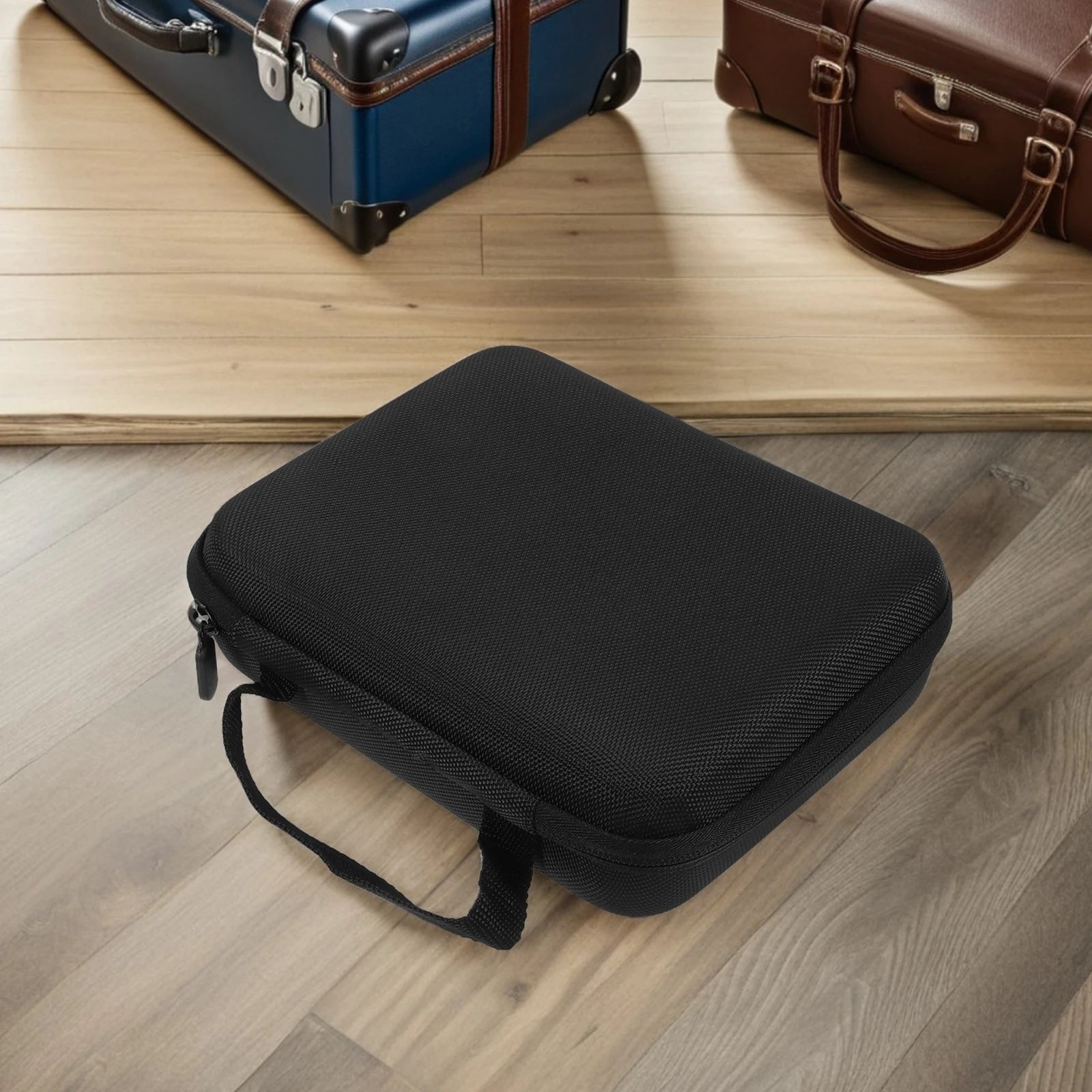 Case Suitcase Travel Accessories Walkie Talkies Storage Kit Black Handy Radio Case Handy Walkie Talkies Storage Nail Travel