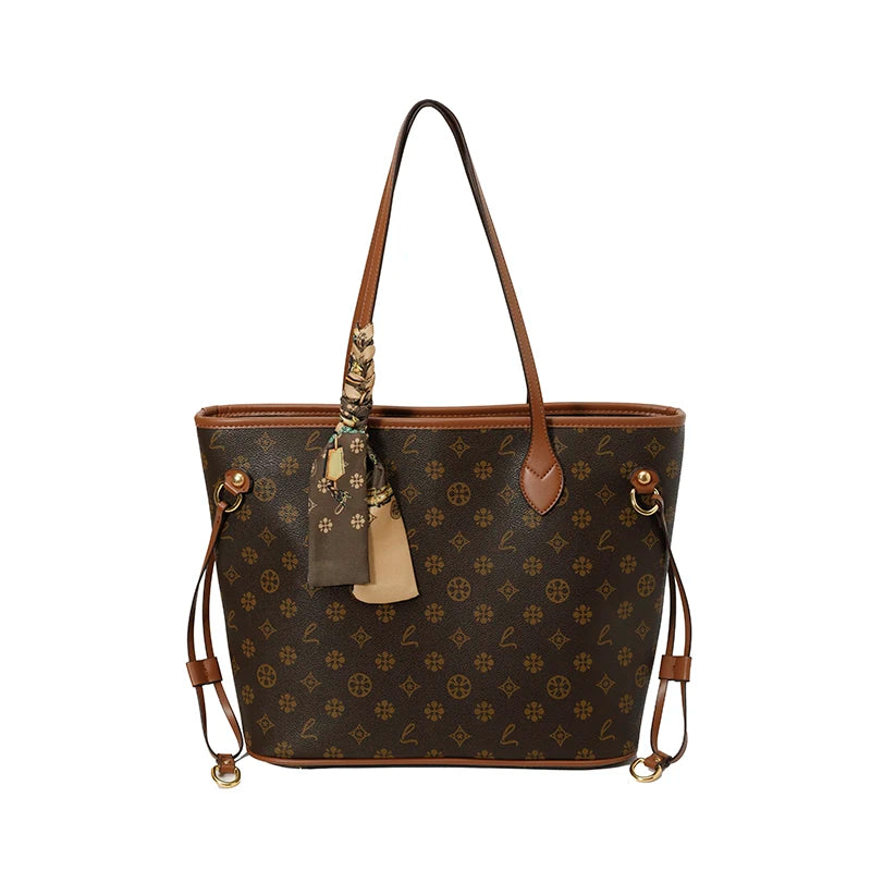 Women's Messenger Bag Leather Crossbody Handbag, Famous Designer Shoulder Tote Popular Classic Elegant Design For Outings