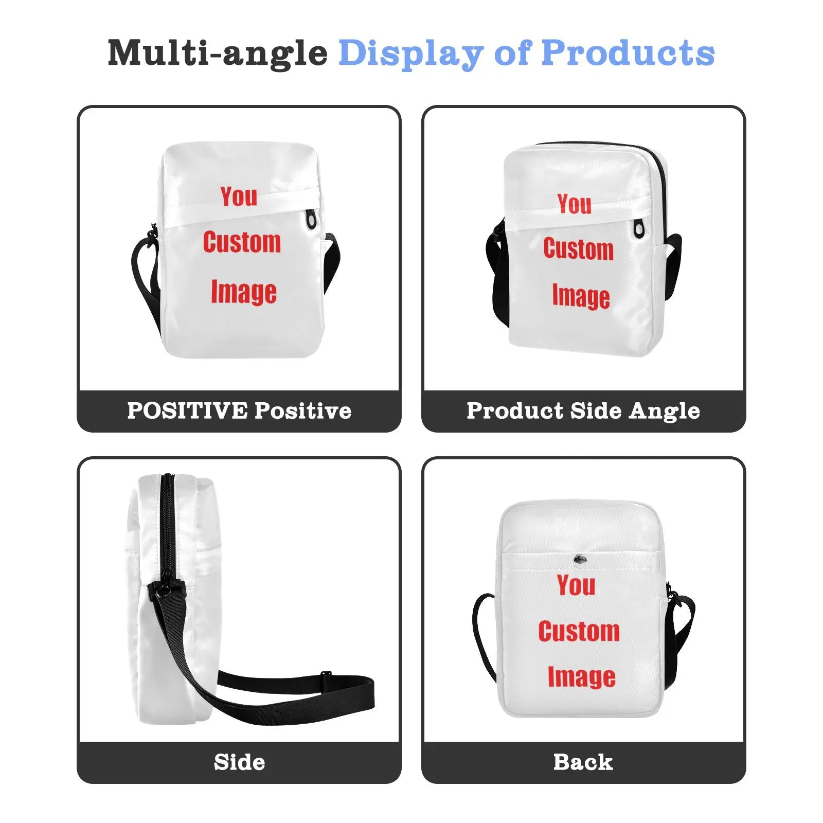 Men's Messenger Bag Fashion Small Polyester Casual Handbags Male CrossBody Shoulder Bags For Men Customized Purses And Handbags