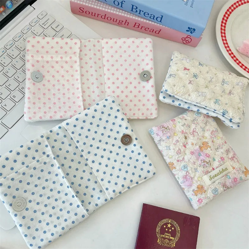 Travel  Passport Holder Wallet Purse Accessories Hasp Emboss Flower Animal Cute Women Men Card Passport Cover Case Bags