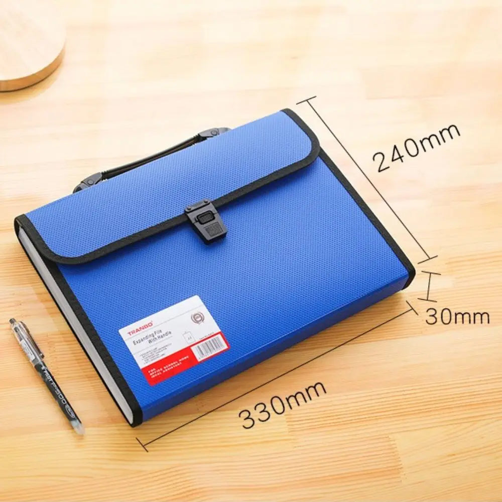 Simple Business Briefcases Expanding File Accordion Document Bag Document Organiser Storage Wallet Paper Folder