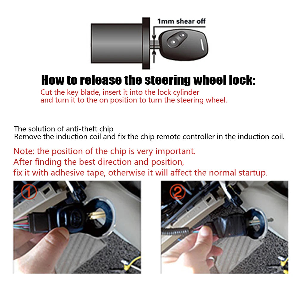 Aroefa Car Starter Alarm Smart Bluetooth - Aroefa