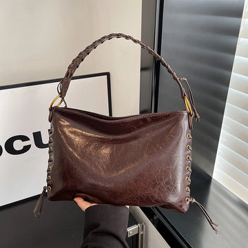 Elegant Classic Leather Tote Bags Messenger Bag For Ladies Women Handbags Luxury Famous Designer Spacious