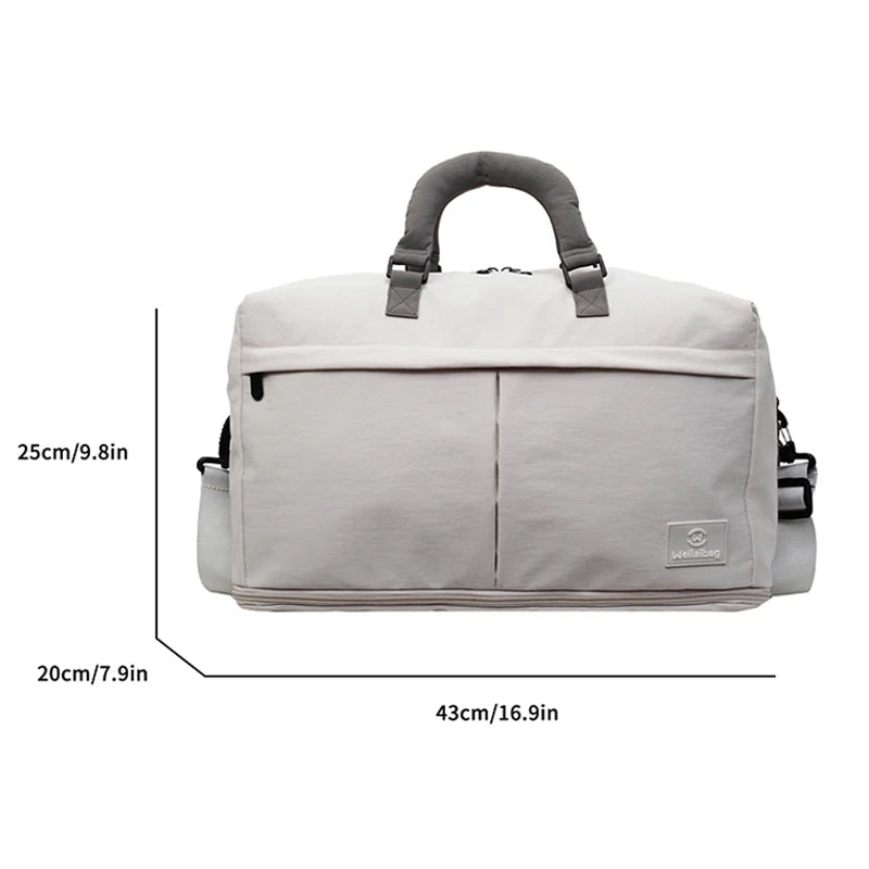 Women Travel Luggage Shoulder Bags Casual Outdoor Travel Short  TripTote Bag Portable Commuting Gym Fitness Sports Handbag