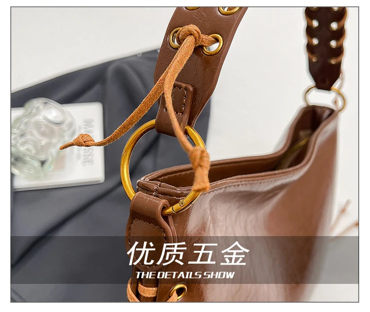 Elegant Classic Leather Tote Bags Messenger Bag For Ladies Women Handbags Luxury Famous Designer Spacious