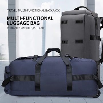 Travel Bag, Large Capacity Handbag, Portable Outdoor Carry-On Luggage, Wheeled Travel Bag, Convenient and Practical Unisex Travel Bag
