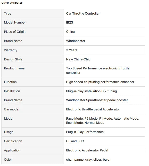 Aroefa Ultra Thin Car Electronic Throttle Controller - Aroefa