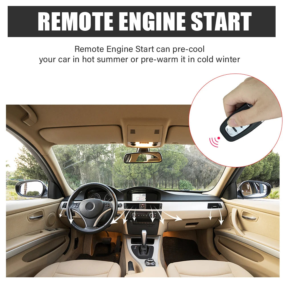 Aroefa Car Starter Alarm Smart Bluetooth - Aroefa